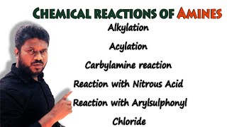 5Chemical reactions of Amines  AMINES  CBSE Class 12 Chemistry CHEMISTRYTEACHu [upl. by Dorej]