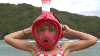 Fullface snorkel masks raise safety concerns [upl. by Bodkin76]