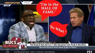 Shannon Sharpe GETS HEATED after Skip Bayless DISRESPECTS his HOF career [upl. by Enileuqaj33]