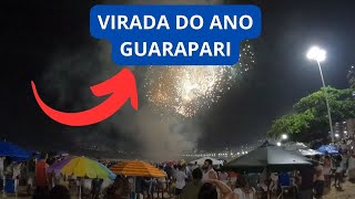 Virada do Ano em Guarapari com chuva  Reveillon [upl. by Banquer]