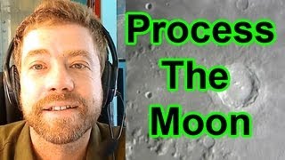 Planetary Imaging amp Processing  Process The Moon Registax Photoshop  P6 [upl. by Charin]