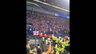 blackburn rovers v burnley police take action [upl. by Anrym]