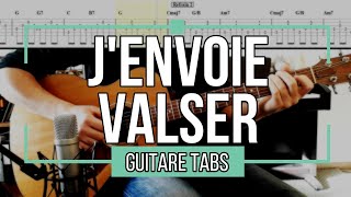 Jenvoie Valser  Zazie  Guitare Tabs [upl. by Ronile]