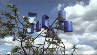 Vertical wind turbine in Hungary Hajdúsámson Vertikális tengelyű szélgenerátor [upl. by Kerwon]