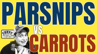 The Difference Between Parsnips and Carrots  FUNNY Vegetable Comparison [upl. by Hgielrac314]