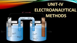 Electroanalytical methods [upl. by Fara]