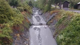 debris flow  21 juillet 2017  Crue torrentielle à Saint Julien Montdenis [upl. by Eskil]