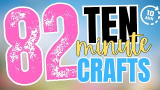 82 GENIUS TEN MINUTE Dollar Tree DIY Crafts [upl. by Tabina890]