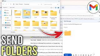 How to Send Folders through Gmail  Full Tutorial [upl. by Holmes]