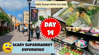 Disney World vlogs 2016  Day 14  Scary Supermarket experience [upl. by Weinert]