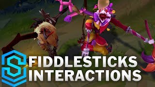 Fiddlesticks amp Surprise Party Special Interactions [upl. by Signe40]