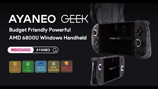 AYANEO GEEK：Budget friendly amp Super Powerful AMD 6800U Handheld [upl. by Lliw]