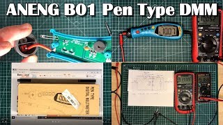 First look at the quotANENG B01 Pen Type Digital Multimeterquot [upl. by Tooley]