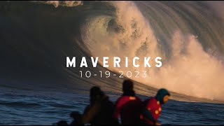 Mavericks Opening Swell Highlights 10192023 video by EuanRannachan  Mavericks Awards [upl. by Aizirtap]