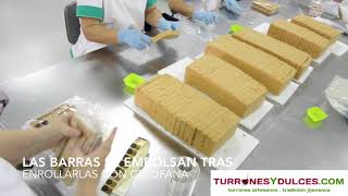 Turrón blando de jijona envasado en bolsas transparentes [upl. by Atkins]