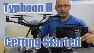 Yuneec Typhoon H Getting Started Setting Up Calibration How to Fly [upl. by Ainej]