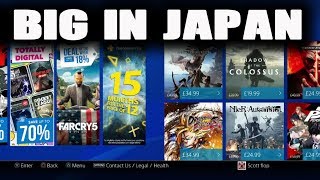 SO PS4 BIG IN JAPAN  PSN Sale  PS PLUS Discounts [upl. by Alahsal]