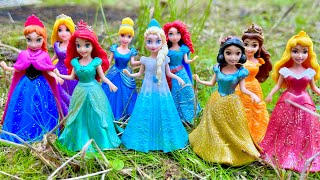 Minutes Satisfying with Unboxing Cute Disney Princess Dolls set Toys ASMR Review Toys Disney [upl. by Avah]