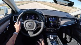 2025 Volvo V90 Cross Country B6 Ultra  POV Test Drive [upl. by Shanleigh790]