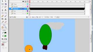 Basic Flash Animation Tutorial  Sunrise 2  2 [upl. by Barret]