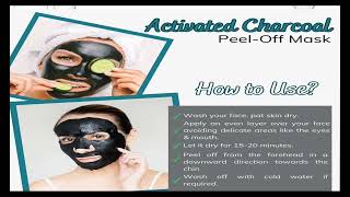 charcoal face mask cream  peel off mask  properties uses sideeffects [upl. by Boor]