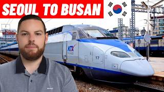 How Good is Koreas Superfast KTX Bullet Train Seoul to Busan [upl. by Ynnahc519]