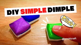 How to Make Paper Fidget Toy Pop It Origami  diy Origami Fidget Toys Tutorial YochiCraft [upl. by Leitao]