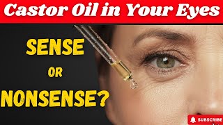 Castor Oil For Your Eyes Natural Remedy for Cataracts dry eyes and Floaters [upl. by Lida]