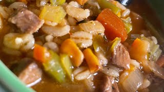 Beef and barley soup [upl. by Bock79]