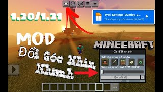 Mod đổi góc nhìn nhanh trong Minecraft PE 121120 [upl. by Enom]