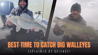 Best Time To Catch BIG Walleyes  Explained By Science [upl. by Tiffanie62]