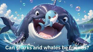 Splashy Sparkles Amazing Adventure Inside A Whale  Cartoons for Kids [upl. by Alliuqahs]