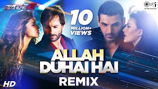 Allah Duhai Hai Remix  Lyrical  Race 2  Saif Ali Khan Deepika Padukone Jacqueline  Pritam [upl. by Lladnor268]