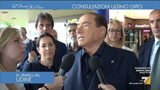 Berlusconi da Udine Concorderò posizione con Salvini [upl. by Alad320]