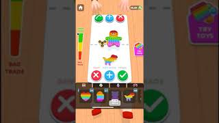 Fidget Trading All Levels Gameplay Walkthroughs Android iOS shorts [upl. by Rabma]