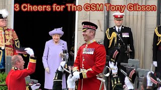 3 Cheers for Tony Gibson  Edinburgh Garrison Sergeant Major The GSM [upl. by Odie]