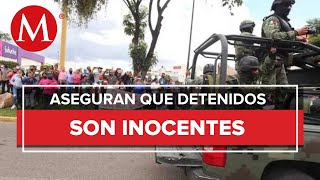 Familiares de detenidos de Pueblos Unidos en Michoacán acusan inconsistencias en el caso [upl. by Airlie214]