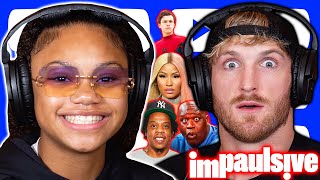 Famous 13 Year Old Hijacks Logan Paul’s Interview  IMPAULSIVE EP 402 [upl. by Cornelie]