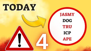 UPDATE Prediction 30MAY JASMY DOG TRUFI ICP APE COIN Crypto Technical Analysis [upl. by Selrhc]