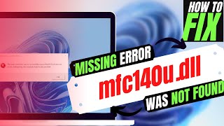 2024 How To Fix MFC140udll Missing Error ✅Not found error💻 Windows 10117 💻 3264bit [upl. by Caddaric956]