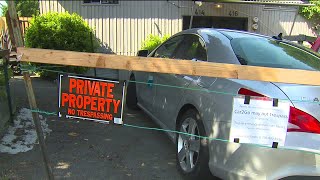 Seattle man fences in Car2Go vehicle parked in driveway [upl. by Sunderland932]