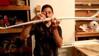 Reinforcing a PVC Bow with Expanding Foam Insulation [upl. by Hanala]