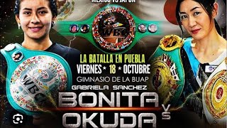 Boxeo mexicano femenil Gabriela La Bonita Sánchez vs La Japonesa Tomoko Okuda [upl. by Edlihtam]