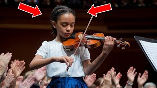 Black Little Girl Playing The Violin For Money But She Never Expected A Passerby To Do This [upl. by Silvio]