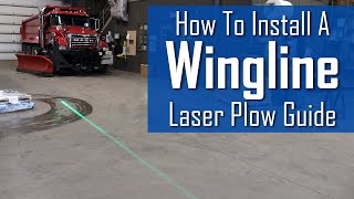 How to Install a Wingline Laser Snow Plow Guide For Municipal Plow Wings [upl. by Acsisnarf]