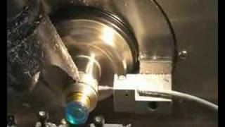 Contact lens manufacturing with a CNC lathe [upl. by Ogires]