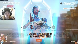 TOP 500 SYMMETRA MAIN HARMONY SYMMETRA GAMEPLAY OVERWATCH 2 SEASON 8 [upl. by Nylteak]