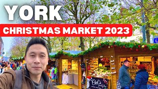 Visiting UKs BEST Christmas Market  York Christmas Market 2023 [upl. by Westberg]