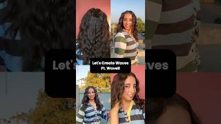 Easy Wavy Hair Tutorial by Using Wavell 3 Barrel Ceramic Waver [upl. by Beore262]