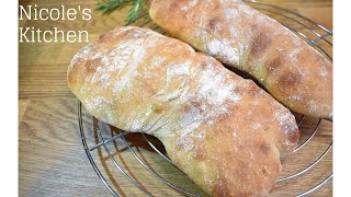 Ricetta Pane Ciabatta facile e buono 43 [upl. by Lenna375]